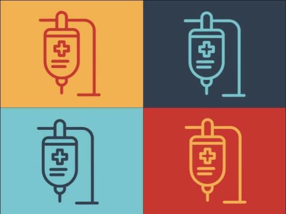Medical Drip: Modern Graphics for Logos