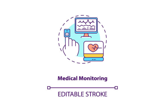 Medical Monitoring Concept Icon: Graphics & Icons Review