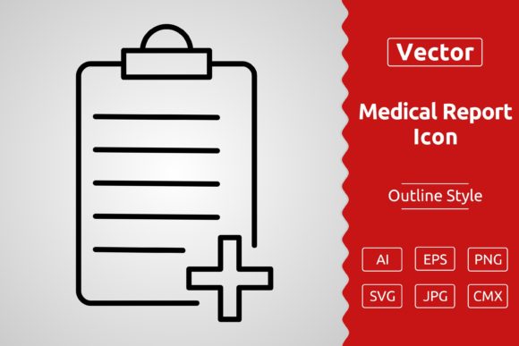 Medical Report Icons for Brand Graphics