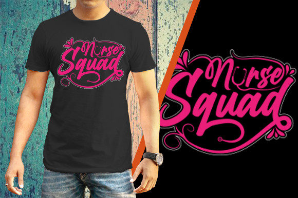 Nurse Squad Christmas Graphics & Print Templates