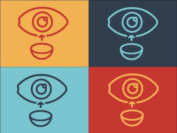 Optometry Medical: Modern Graphics for Logos