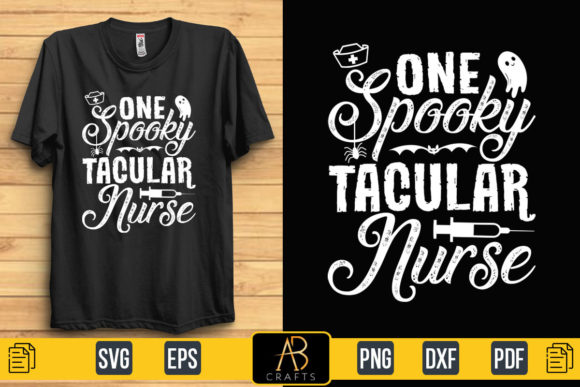 Spooky Nurse Quote: Graphics & Print Templates